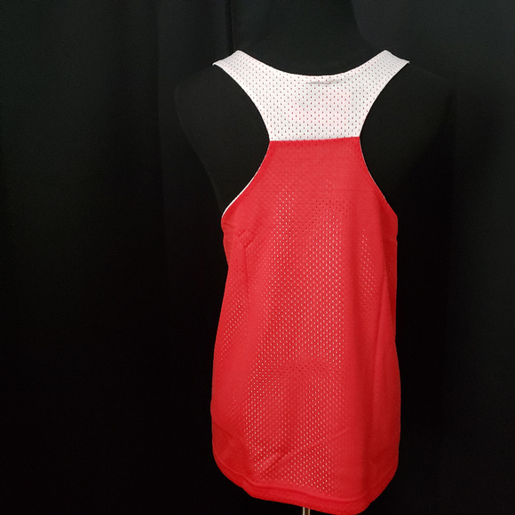 Under Armour Red/White jersey tank - Picture 2 of 5